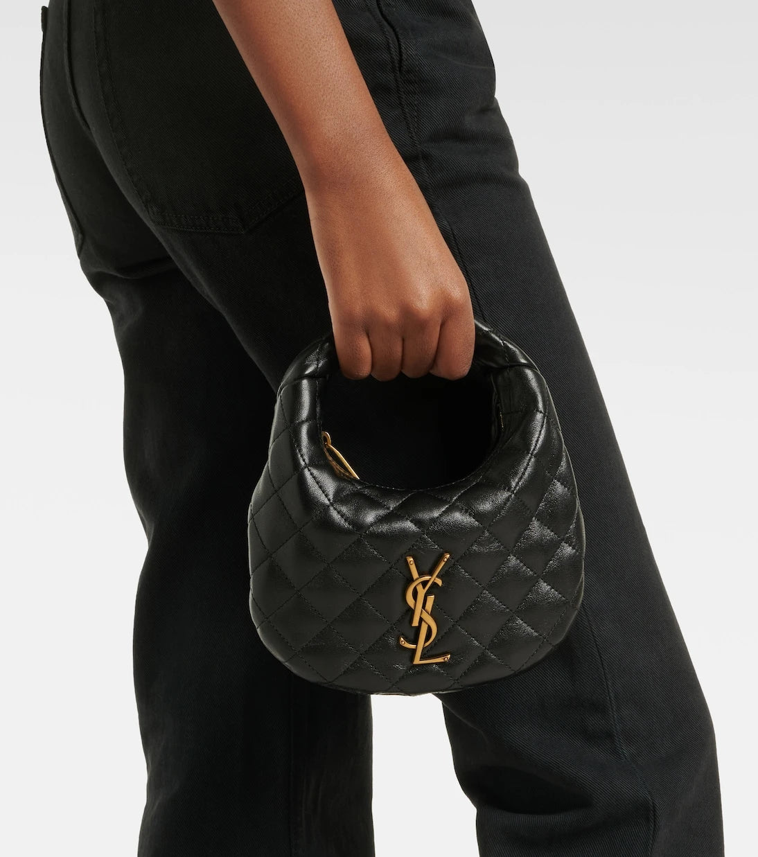 Saint Laurent - Icarino Mini leather top-handle bag