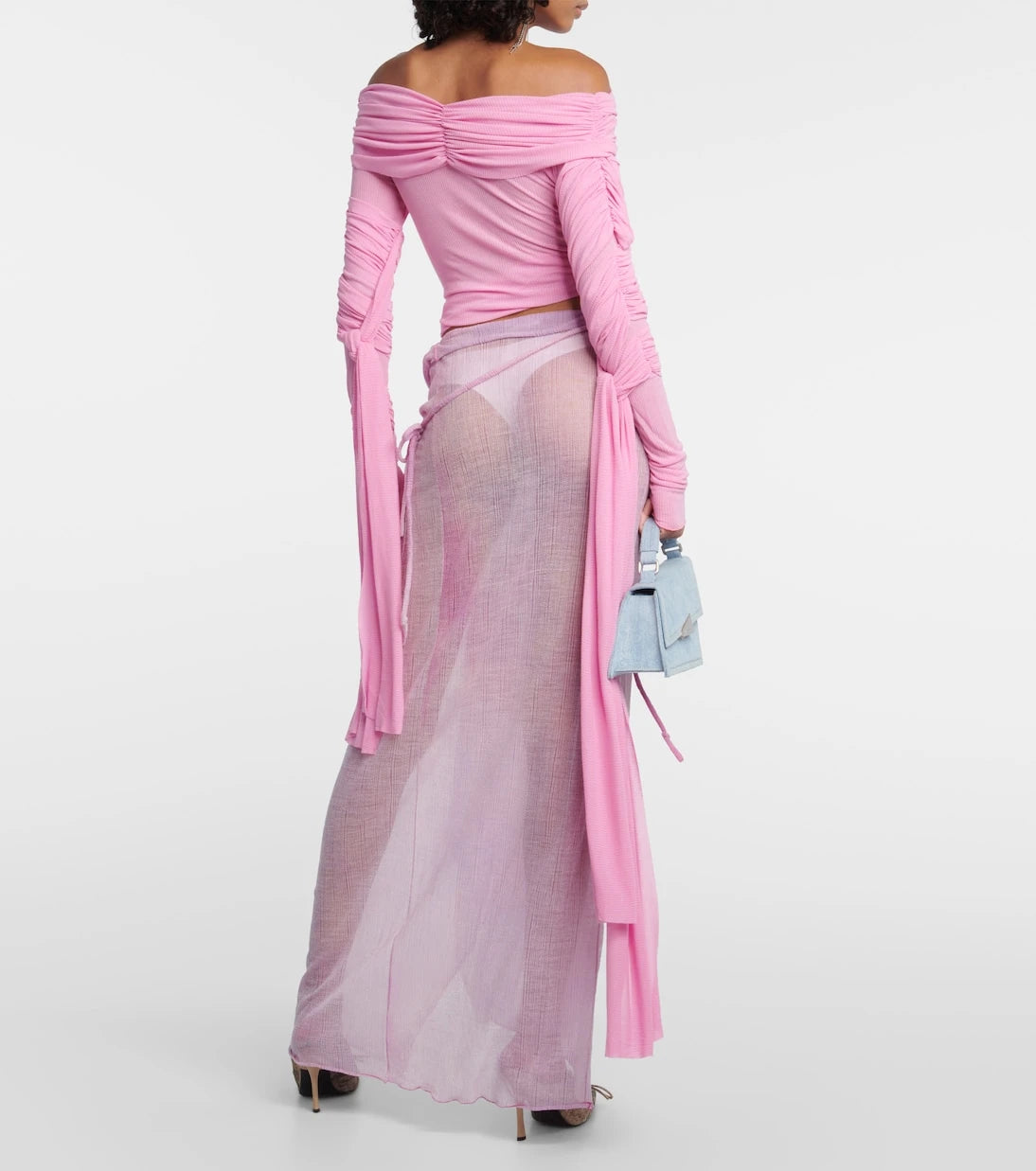 Acne Studios - Wrap wool-blend maxi skirt