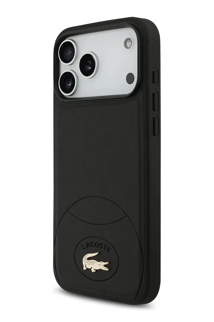 Lacoste MagSafe iPhone 17 Pro Max için Dahili Manyetik Halkalı Telefon Kılıfı
