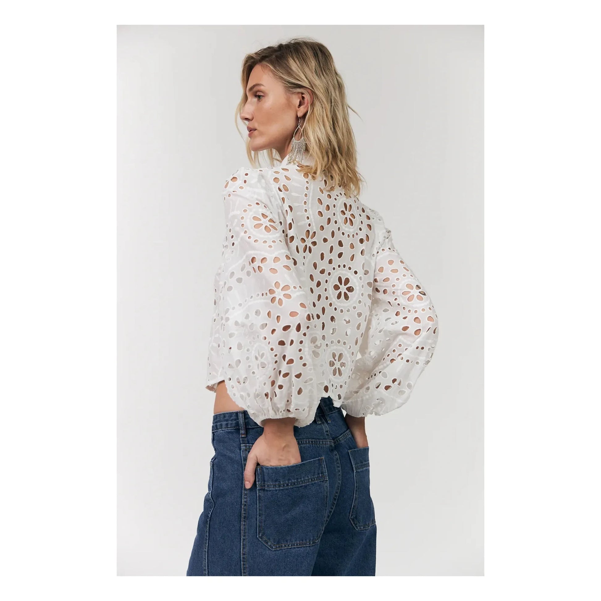 Lollys Laundry - Remy Cotton shirt | White