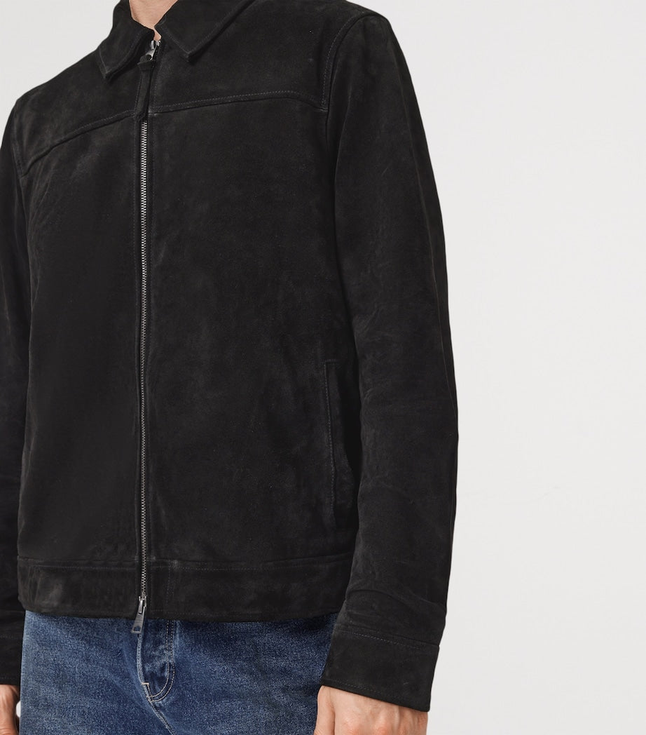 Black Suede Rhone Jacket