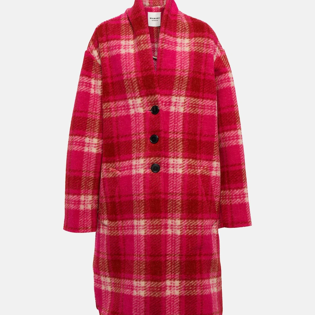 Marant Etoile - Gabriel checked flannel coat
