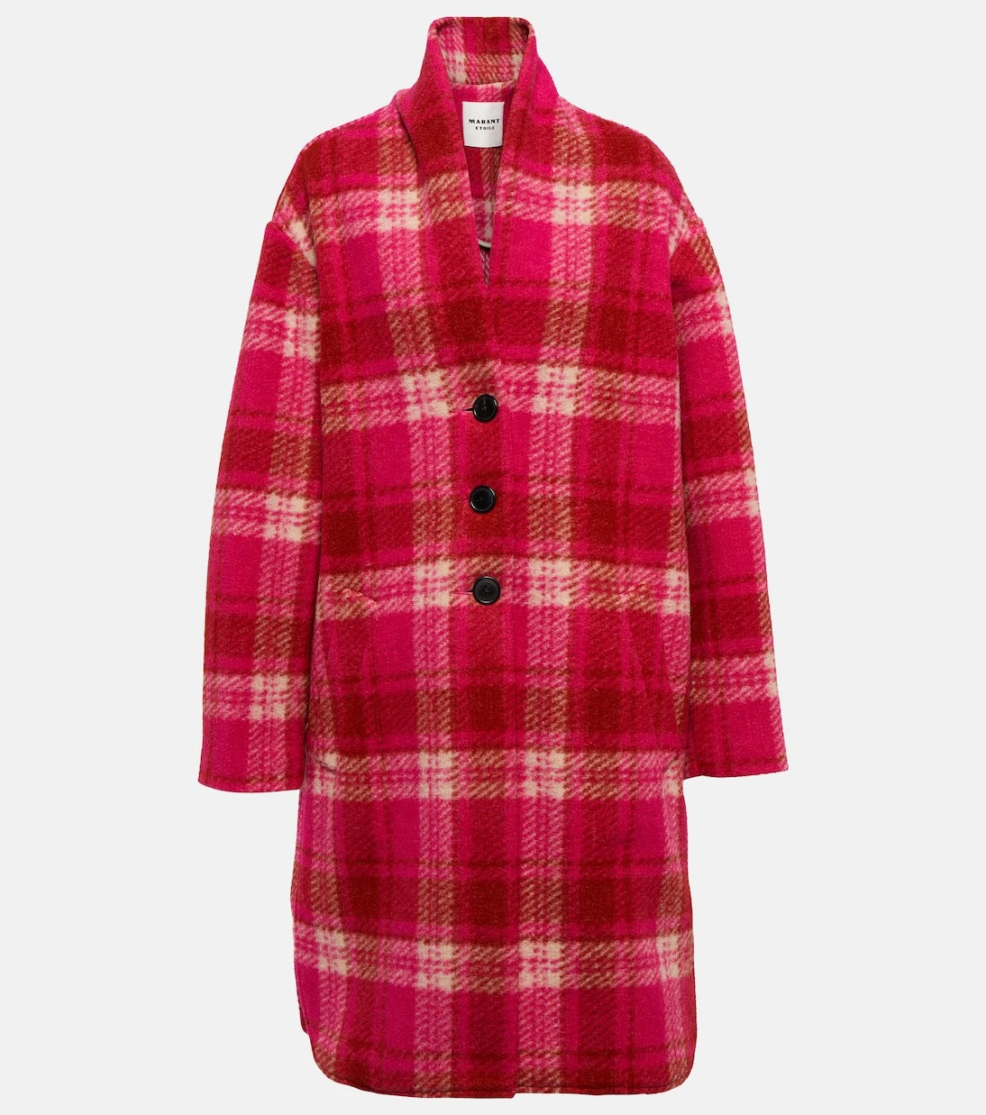 Marant Etoile - Gabriel checked flannel coat