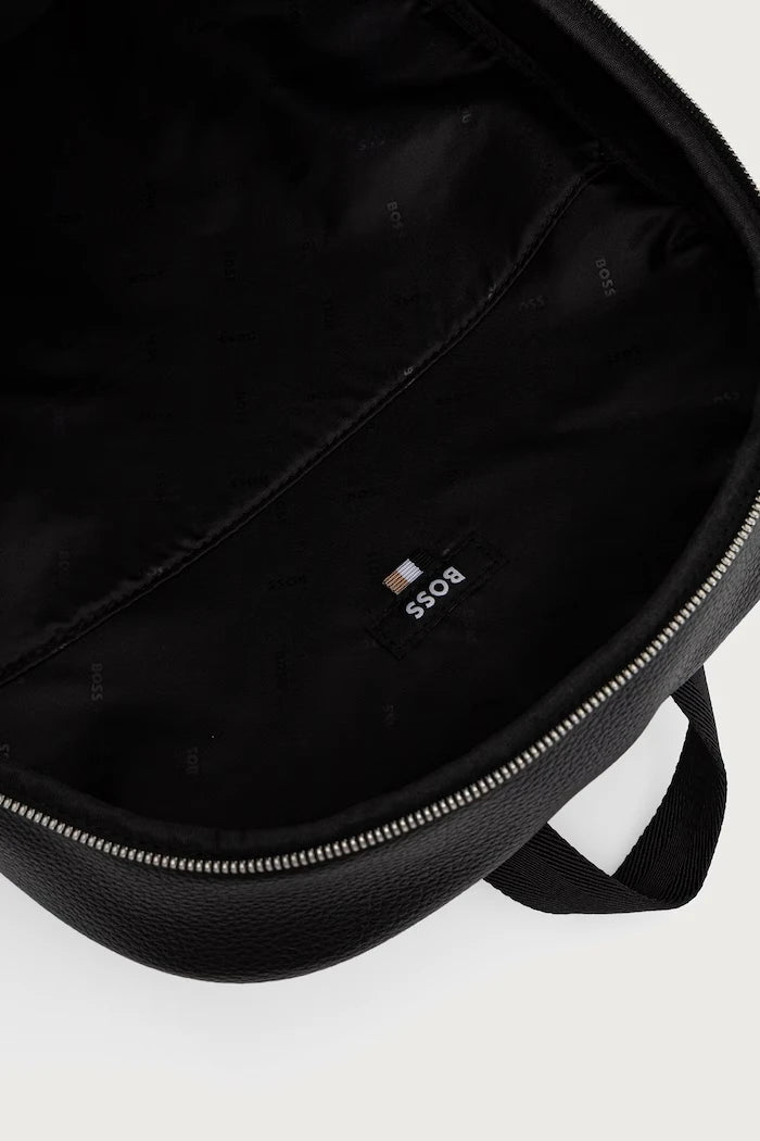 BOSS Erkek Suni Deri Sırt Çantası Ray EVO_Backpack