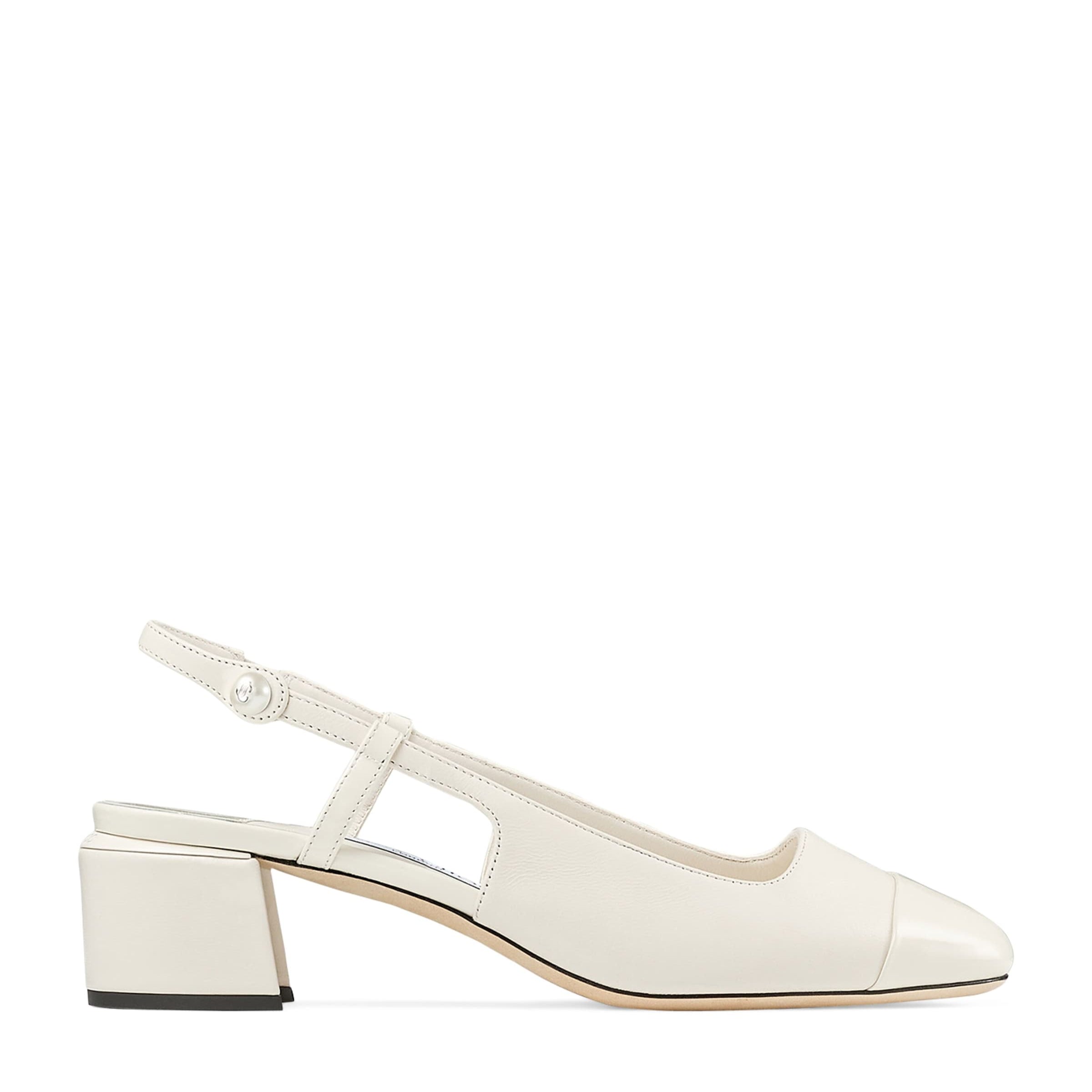 Jimmy Choo Elisa 45 Leather Slingback Pumps