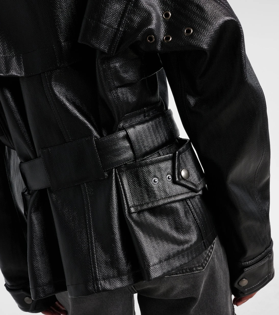 Maison Margiela - Herringbone cotton jacket