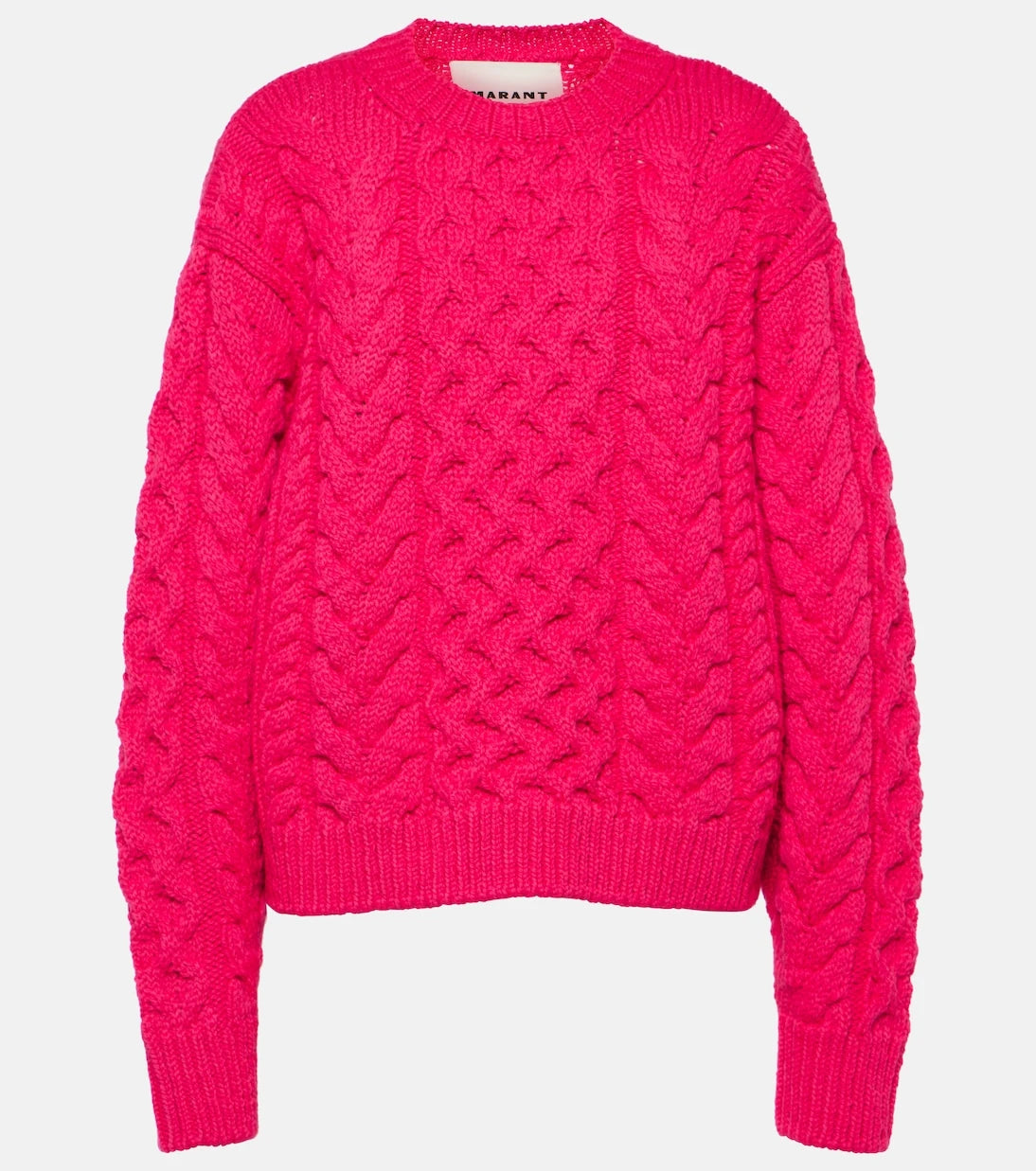 Marant Etoile - Jake cable-knit wool-blend sweater