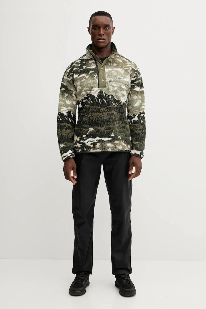Columbia erkek polar spor sweatshirt Helvetia