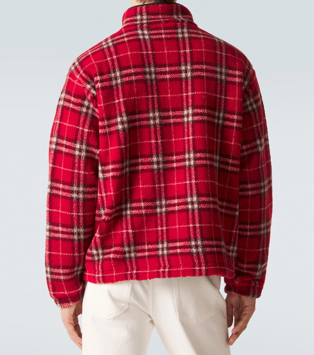 Burberry - Burberry Check wool-blend jacket