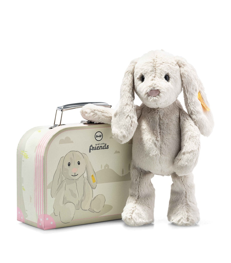 Steiff Hoppie Soft Toy in Suitcase (26cm)
