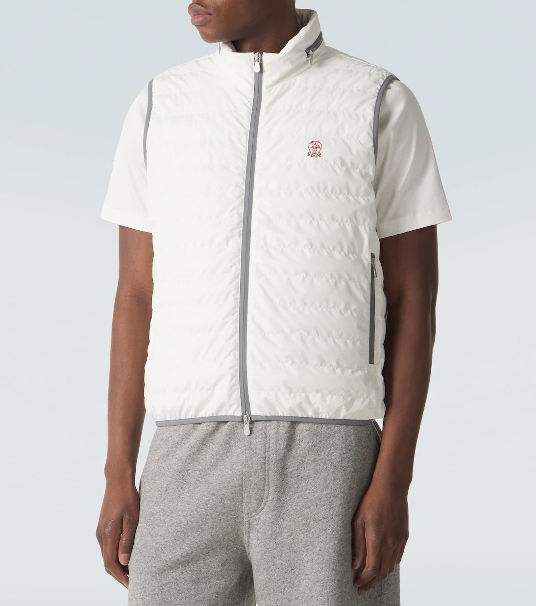 Brunello Cucinelli - Logo down vest