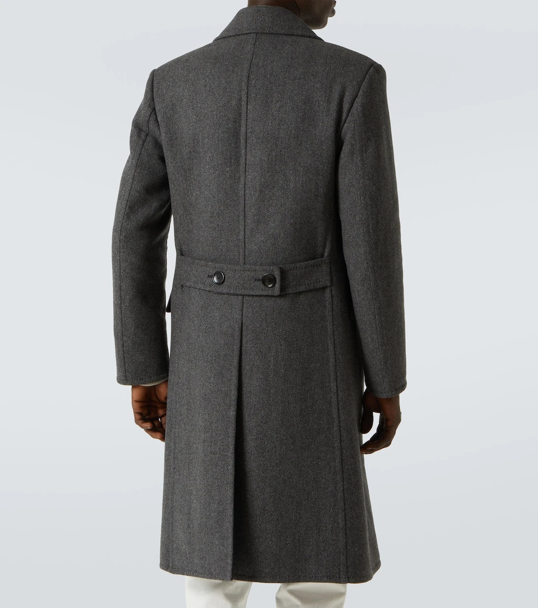Tom Ford - Kruvaze saf yün gabardin palto