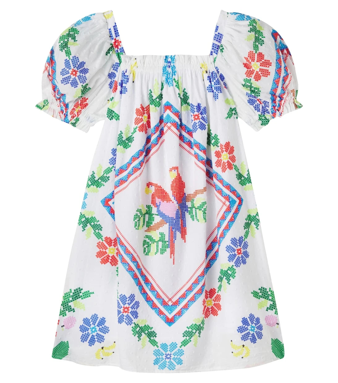 Fábula - Embroidered cotton dress