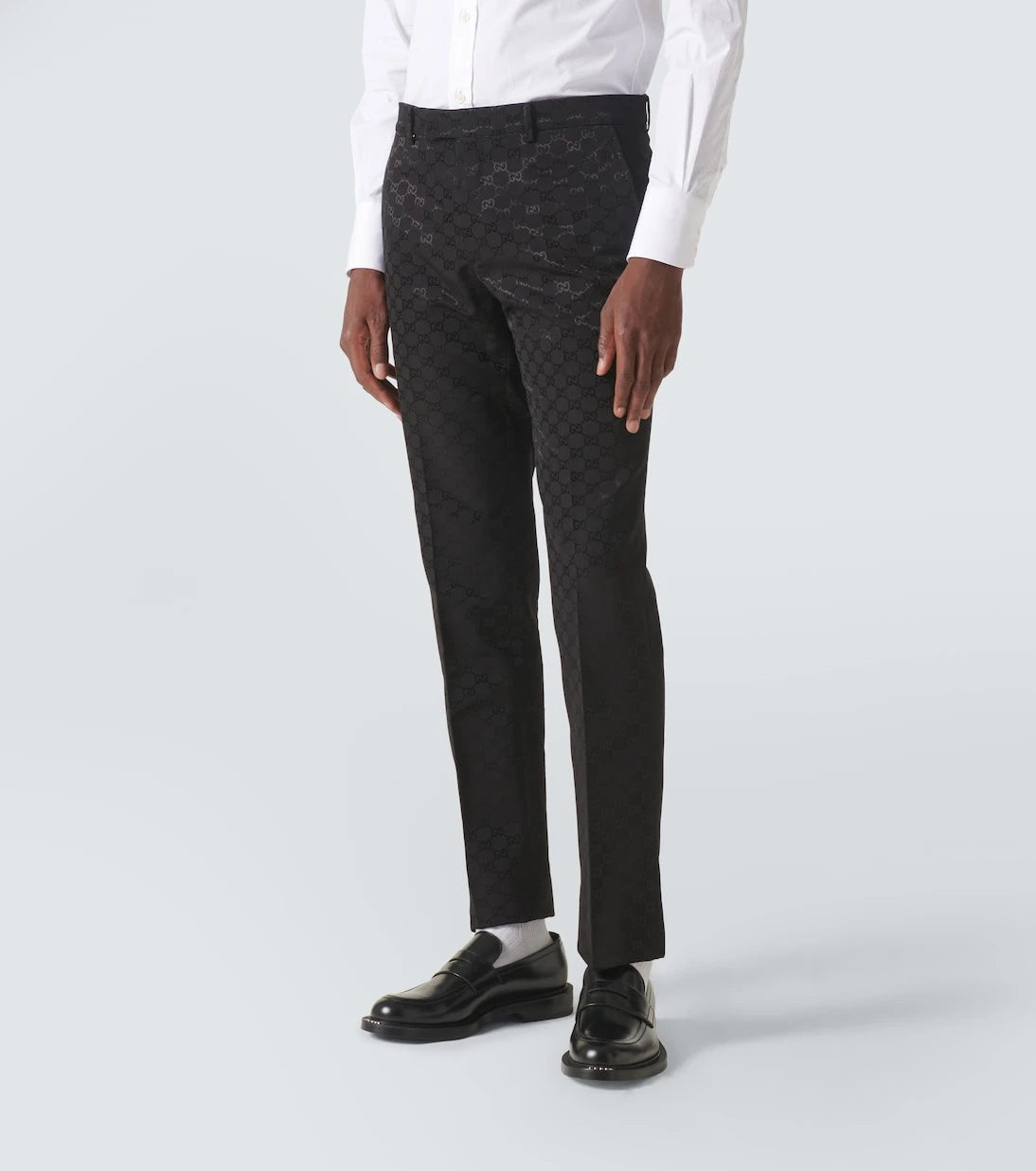Gucci - GG cotton-blend straight pants