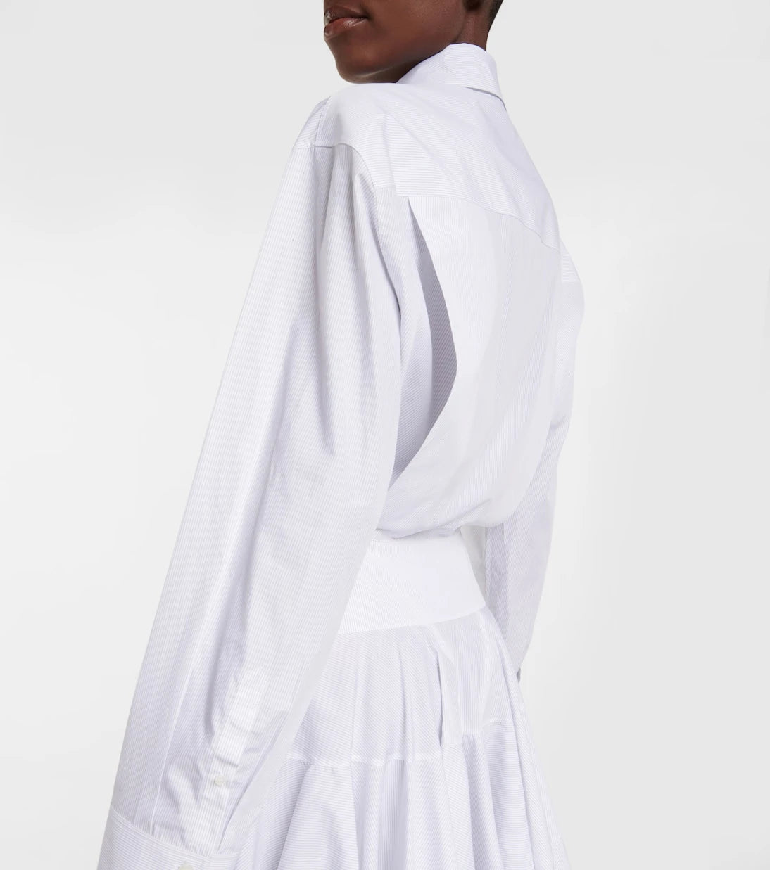 Alaïa - فستان قميص من القطن