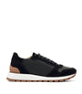 Brunello Cucinelli Black Suede Technical Running Sneakers