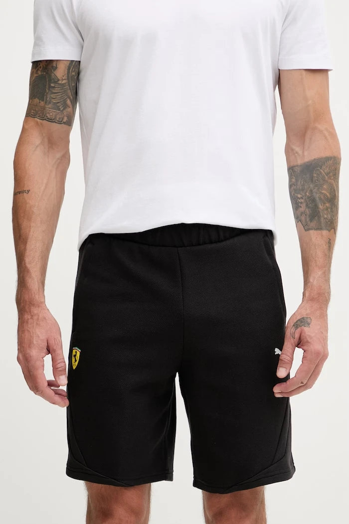 Puma Erkek Pamuklu Ferrari PM1 Eşofman Tipi Kısa Şort