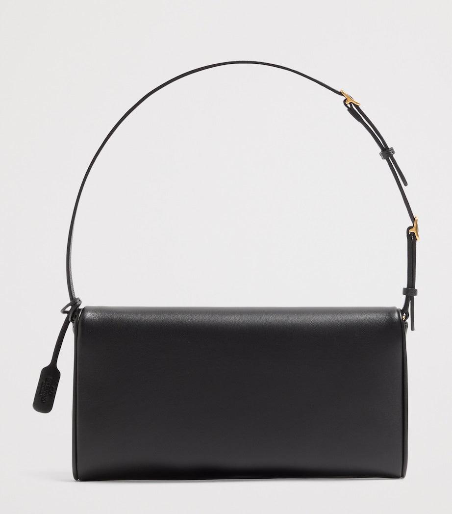Valentino Garavani Leather Vain Soft Shoulder Bag
