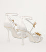 White Zea Heeled Sandals 95