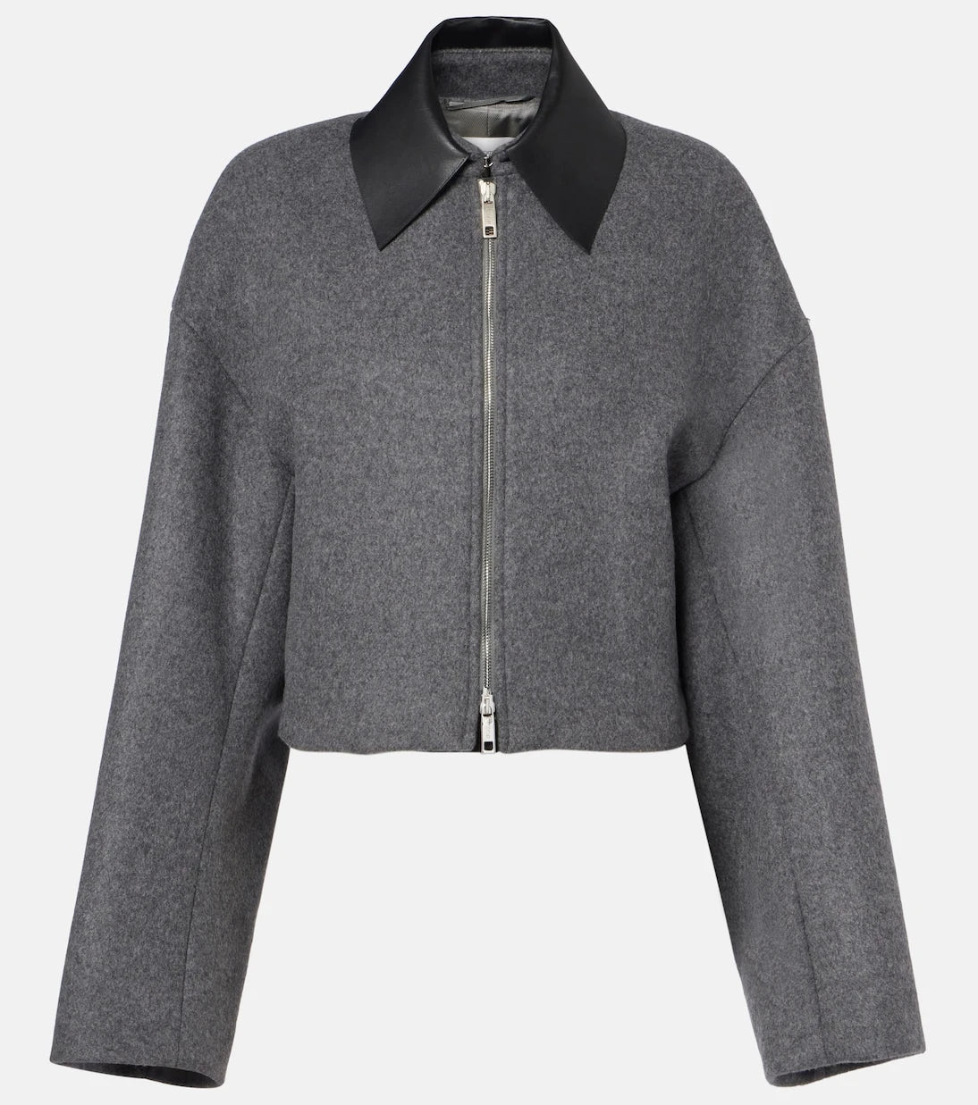 Sportmax - Vacuo cropped virgin wool jacket
