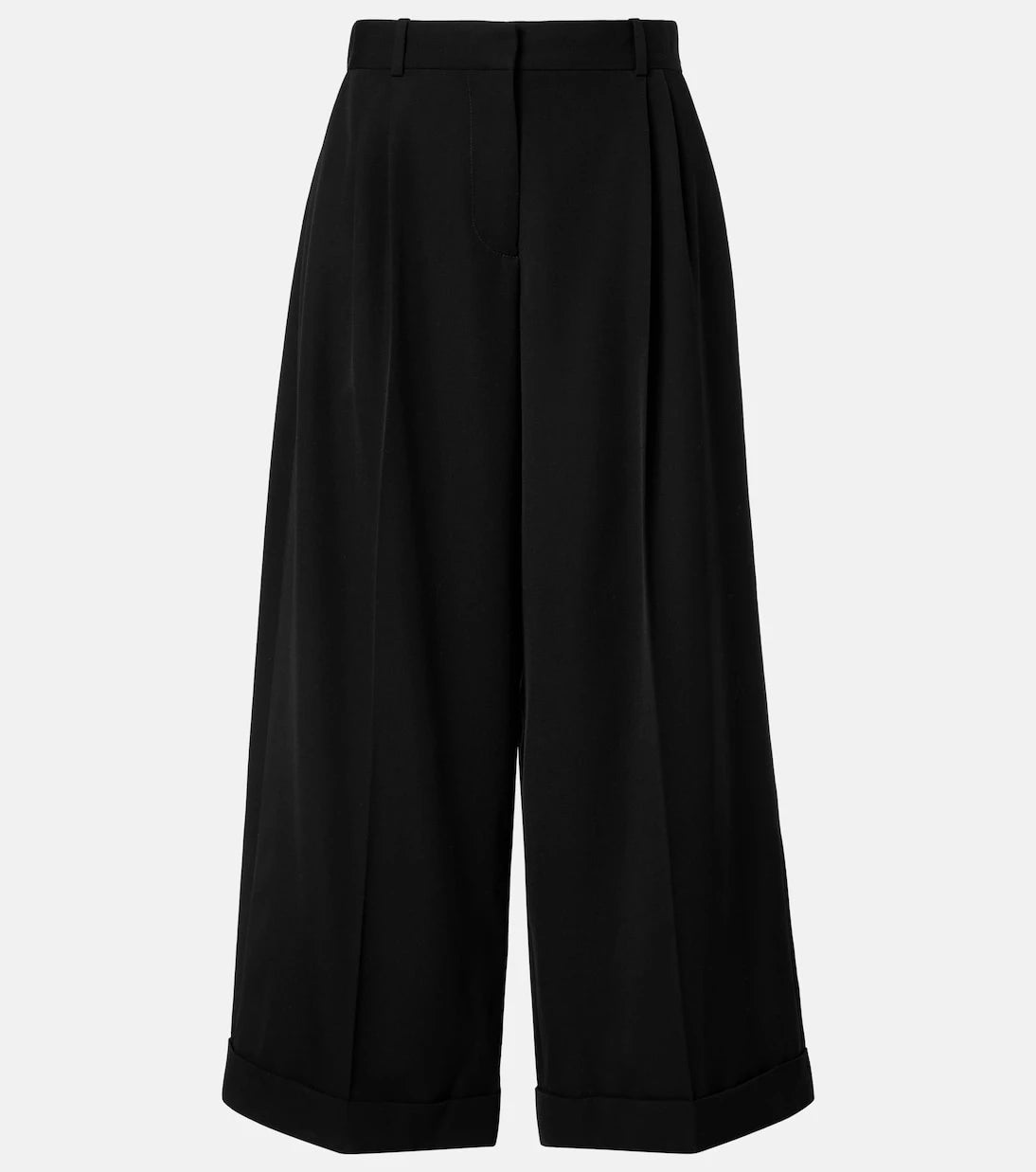 The Row - Lior wool gabardine wide-leg pants