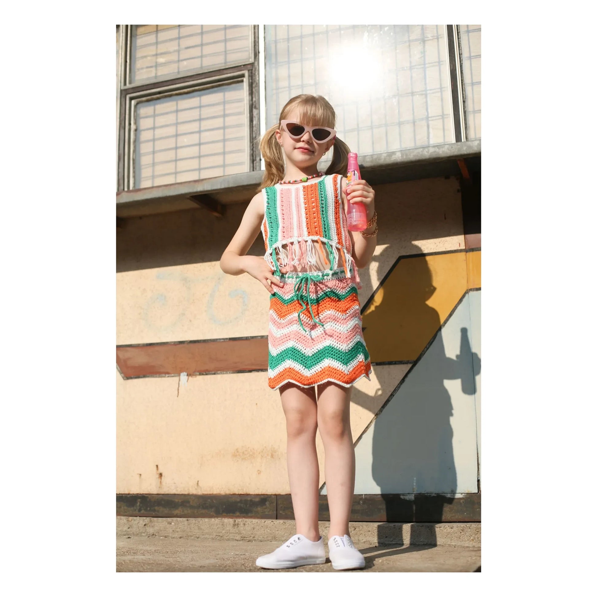 Kalinka - Etna Crochet skirt | Green