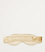 Gold Silk Floral Eye Mask