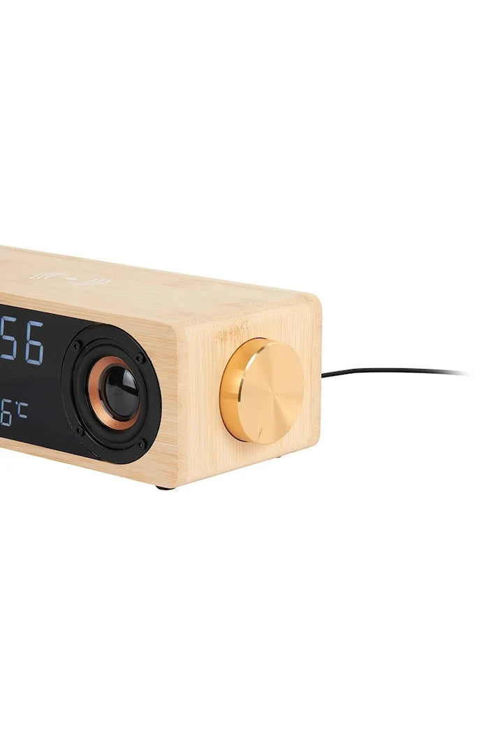 Karlsson Bluetooth Classic BT Speaker Radio Kablosuz Şarj Özellikli ve Hoparlörlü Çalar Saat