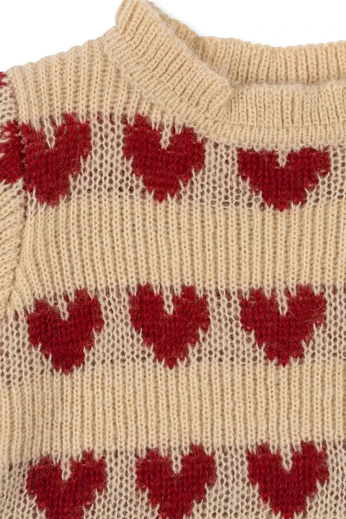 Konges Sløjd LAULA SWEATER Yünlü Çocuk Kazak
