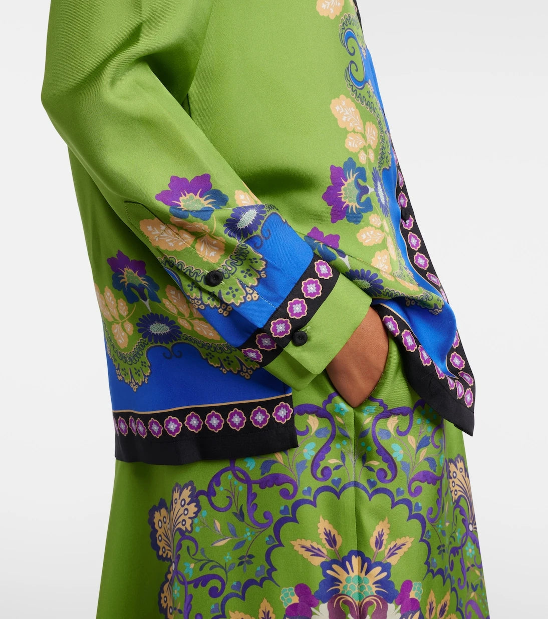 La DoubleJ - Boy printed silk shirt