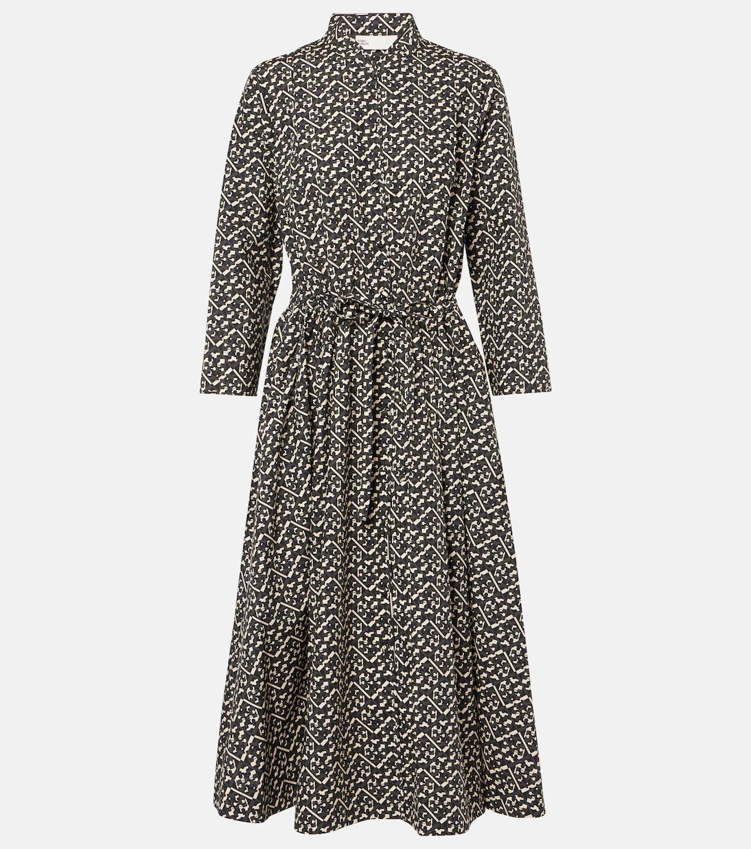 Tory Burch - Printed cotton poplin shirt dress