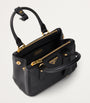Prada Black Mini Saffiano Leather Galleria Top-Handle Bag