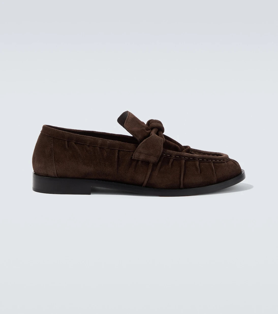 Bottega Veneta - Astaire Knot suede loafers