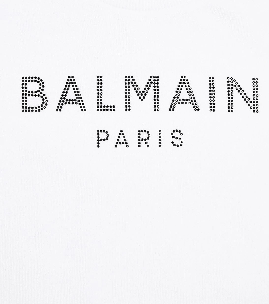 Balmain Kids - سويت شيرت من قطن الجيرسي بشعار الماركة