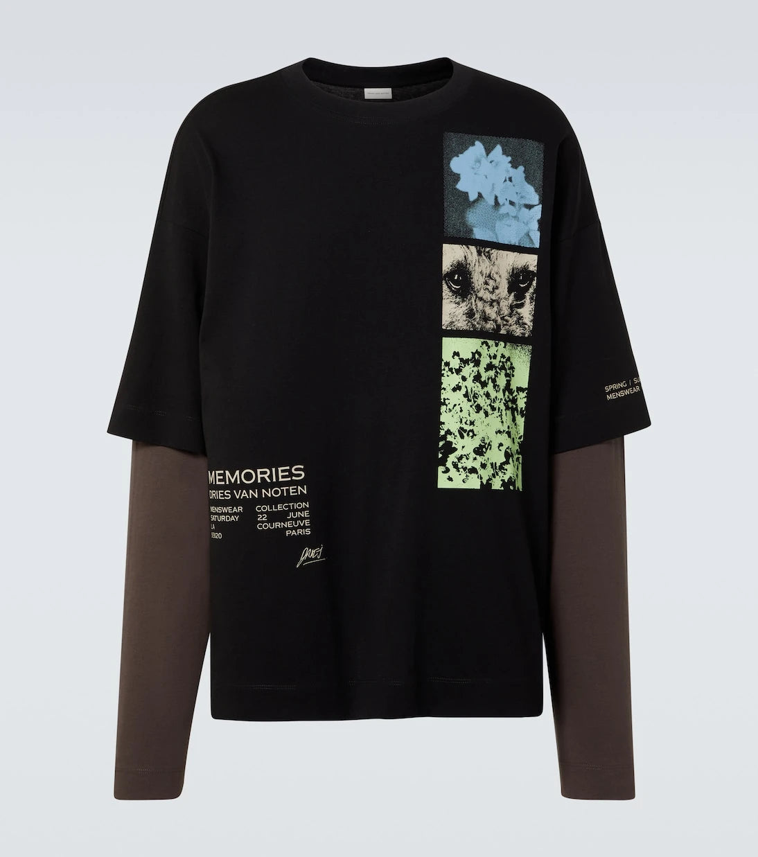 Dries Van Noten - Logo cotton jersey T-shirt