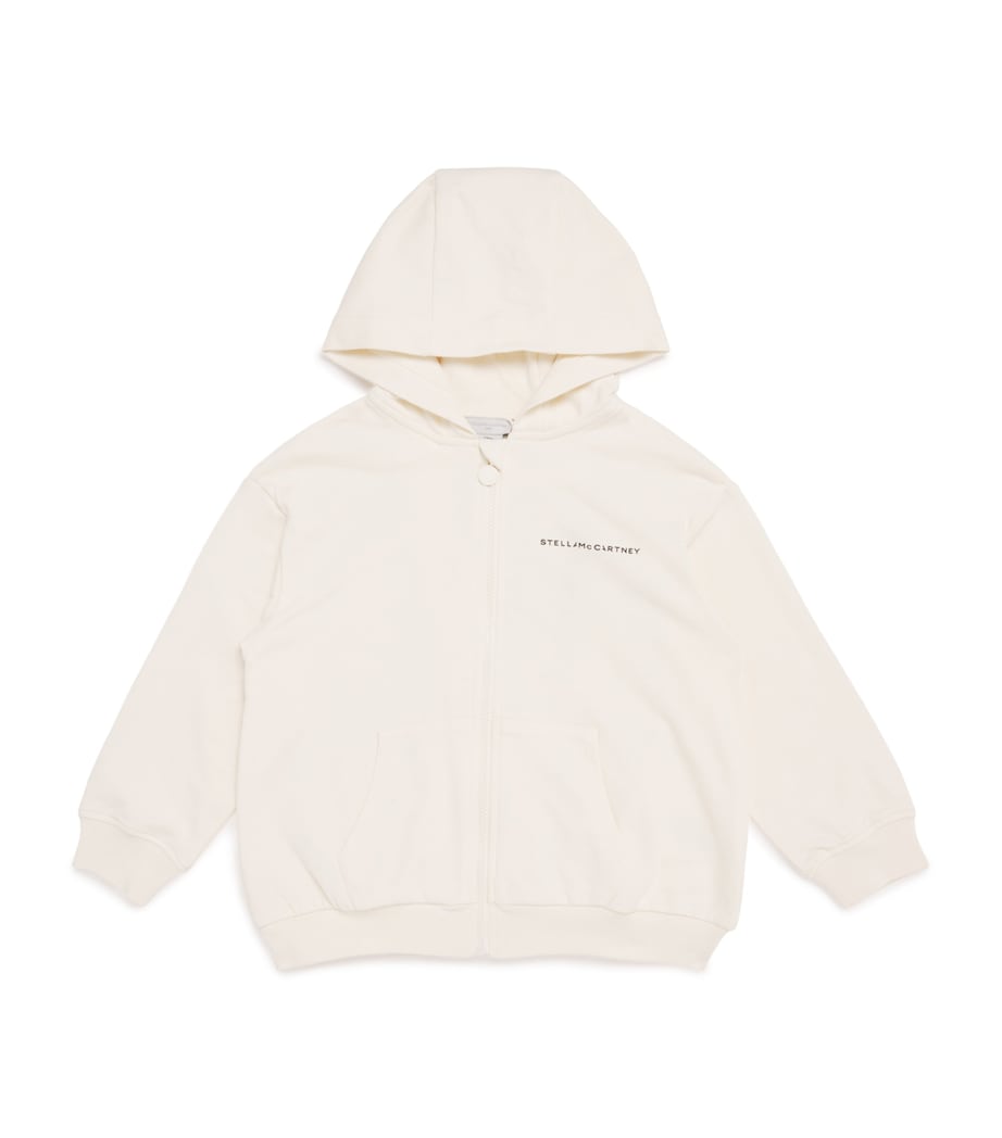 Stella McCartney Kids Organic Cotton Logo Hoodie (3-14 Years)