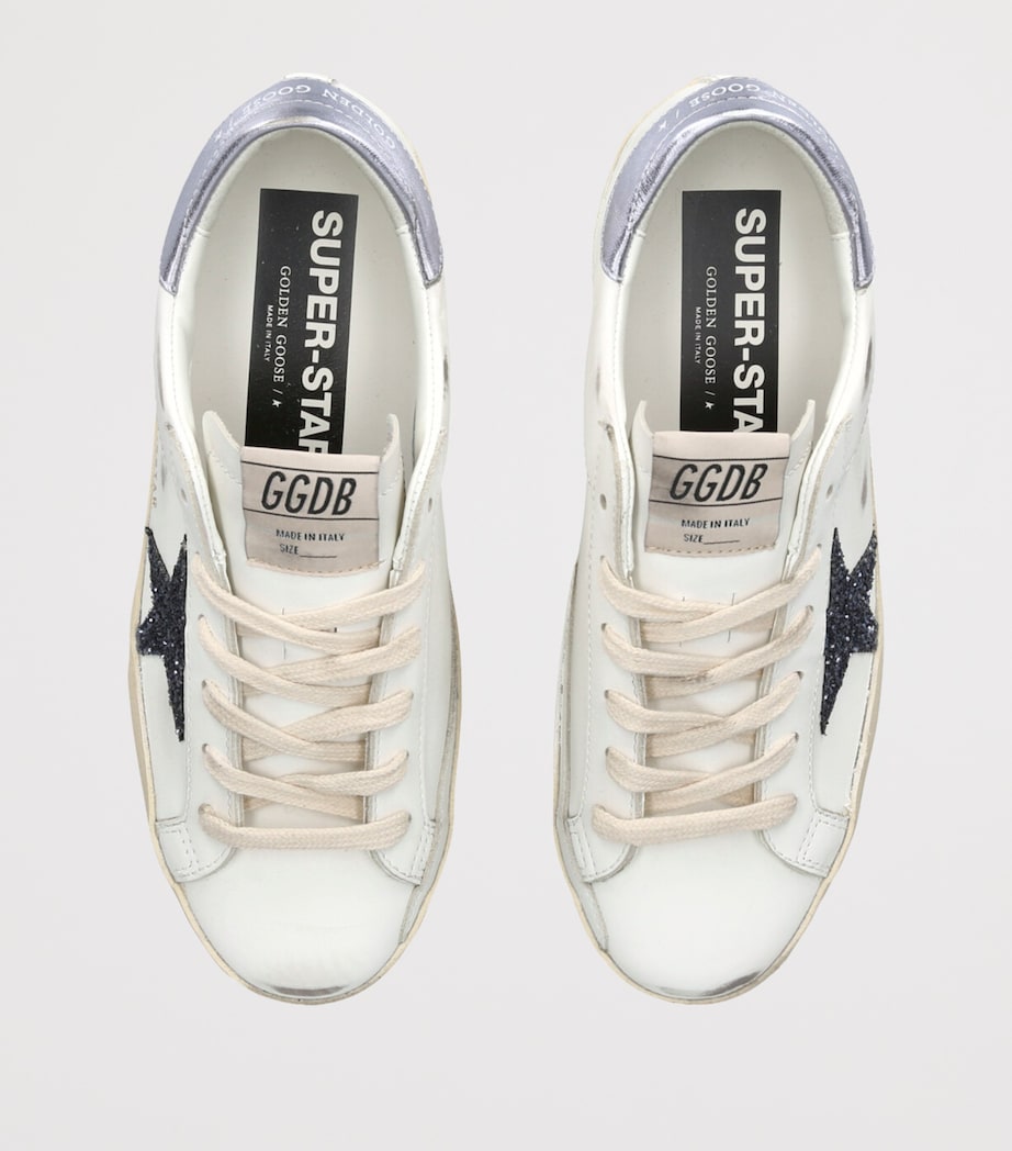 White Leather Super-Star Sneakers