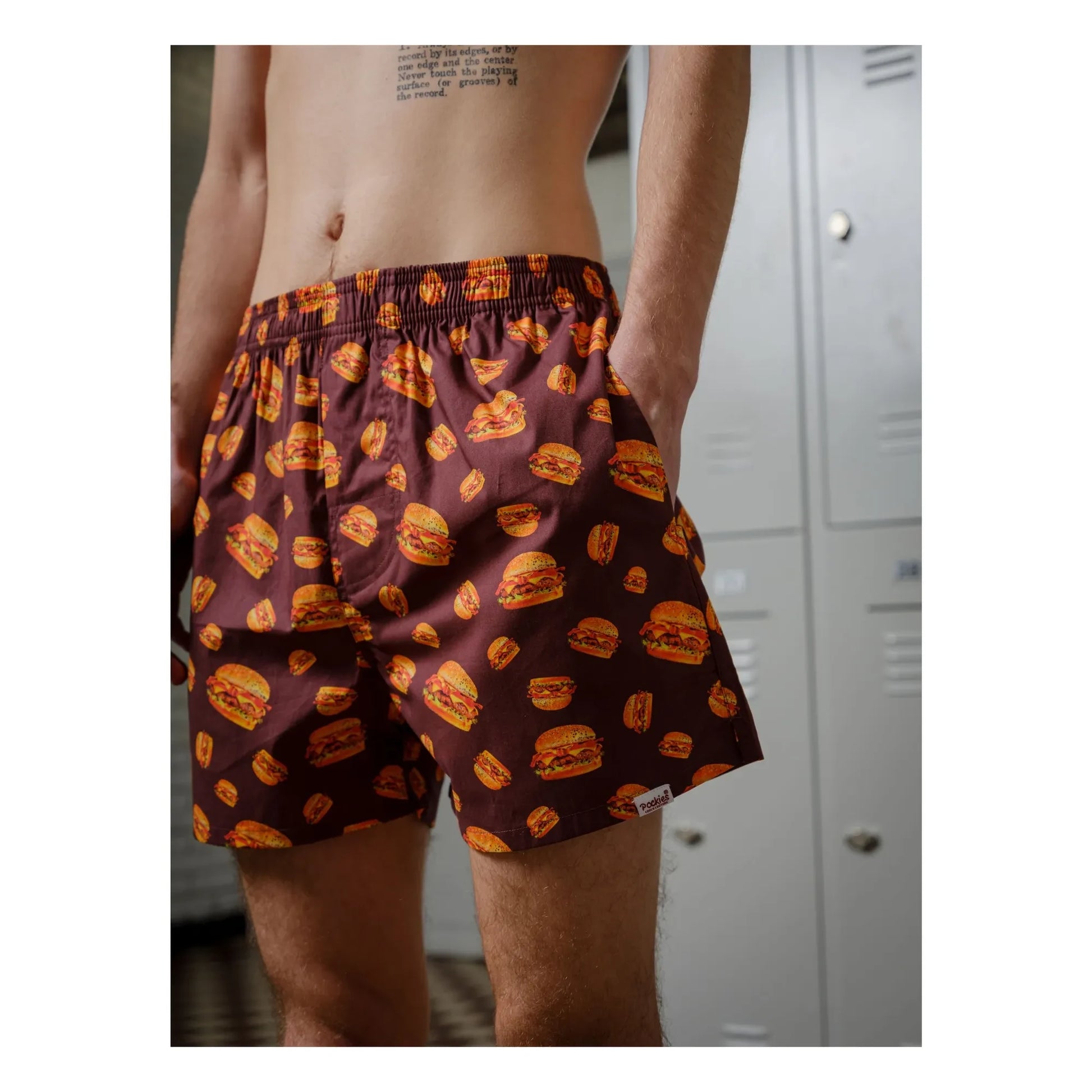 Pockies - Boxers Burger  | Cherry red