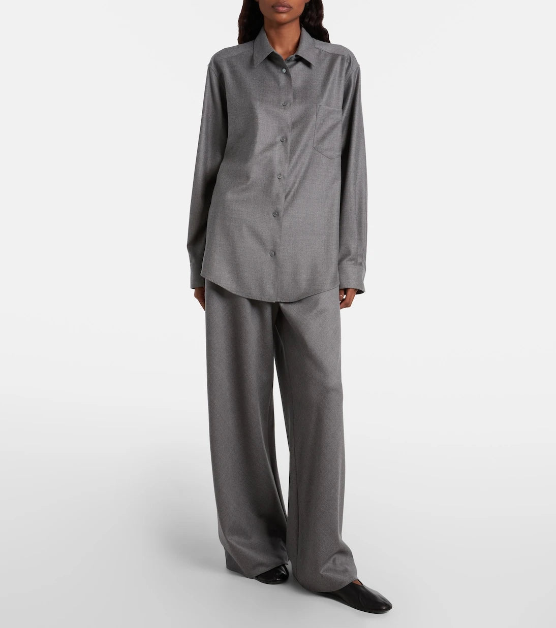 The Row - Pino virgin wool shirt