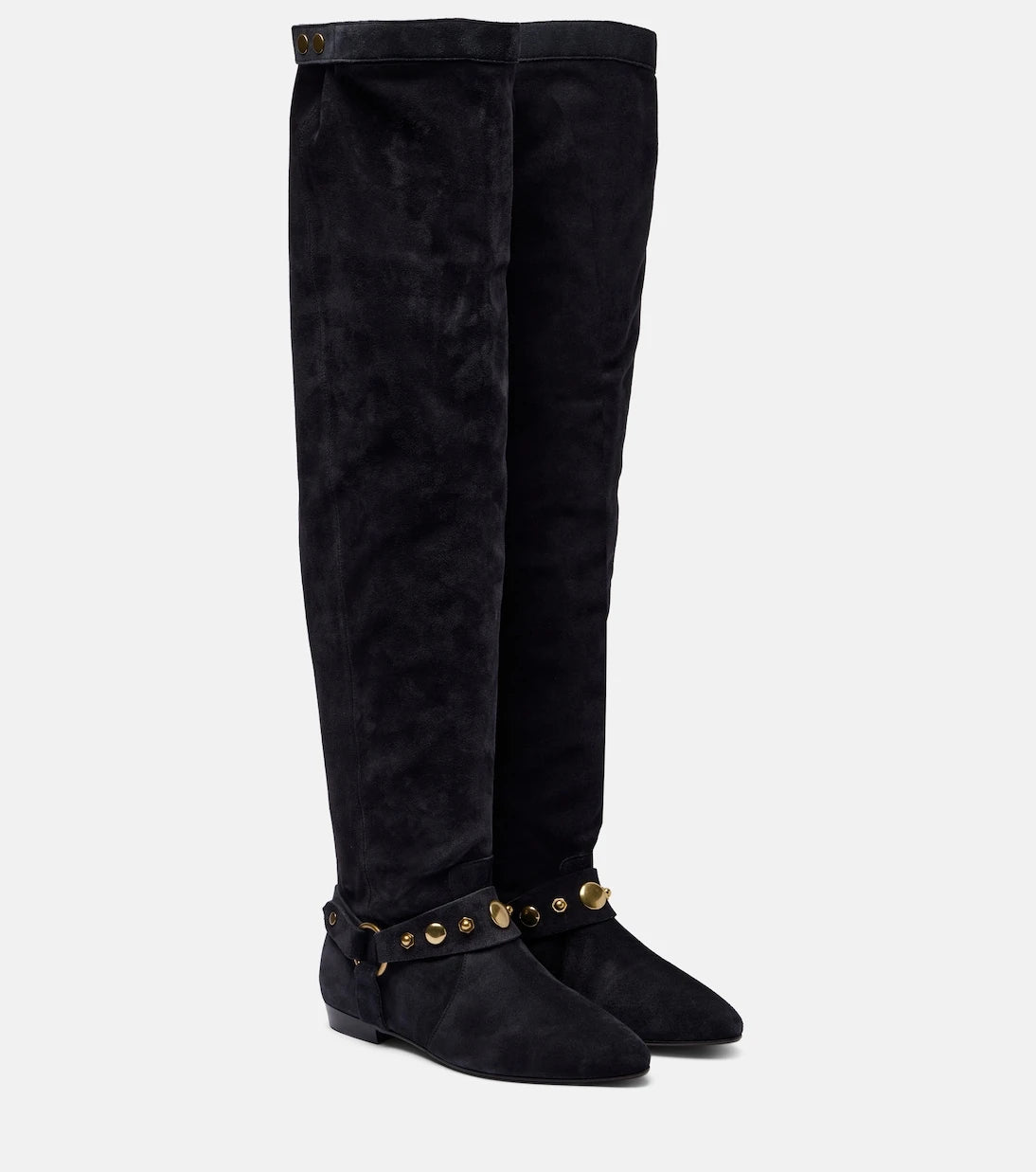 Isabel Marant - Selize suede over-the-knee boots