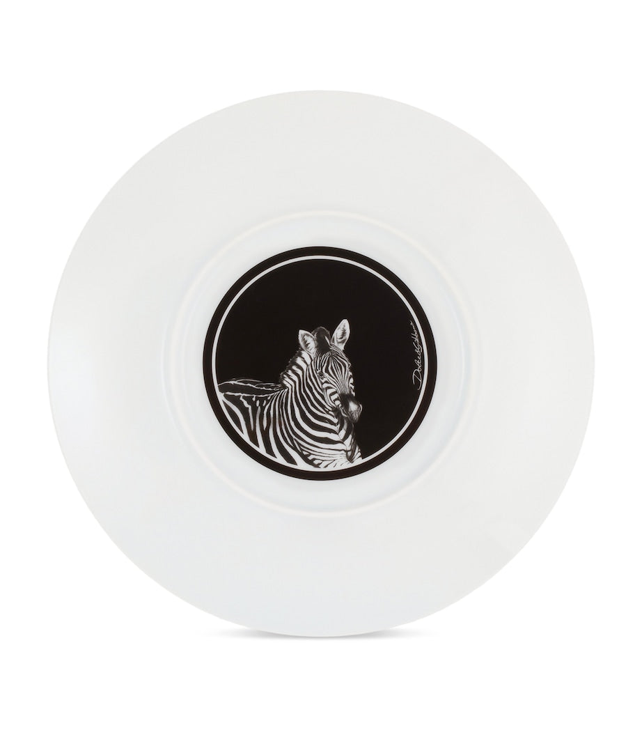 Dolce & Gabbana Casa Porcelain Zebra Charger Plate (31cm)