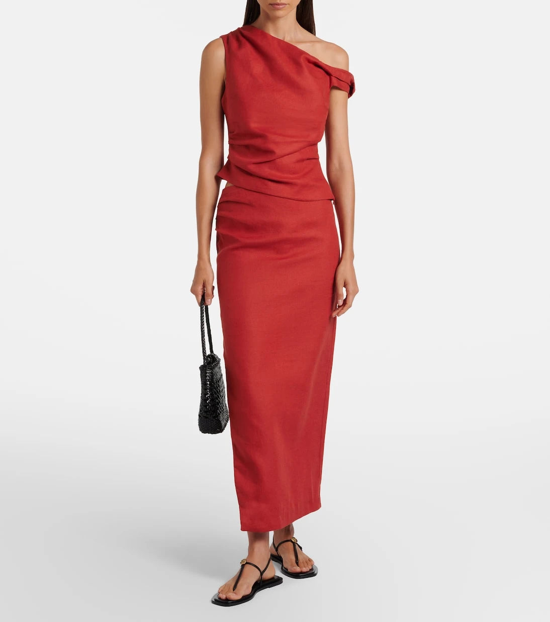 SIR - Asymmetric linen top