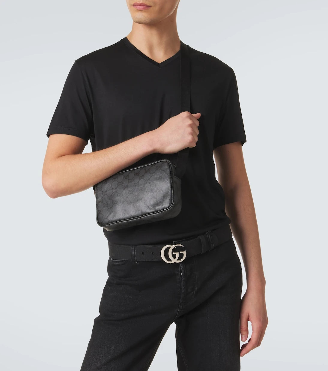 Gucci - Gucci Essence Mini GG canvas crossbody bag