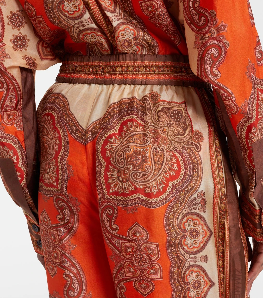 Zimmermann - Mahon paisley silk palazzo pants