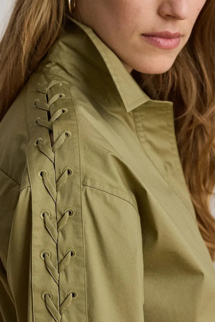 Lauren Ralph Lauren рокля с памучна