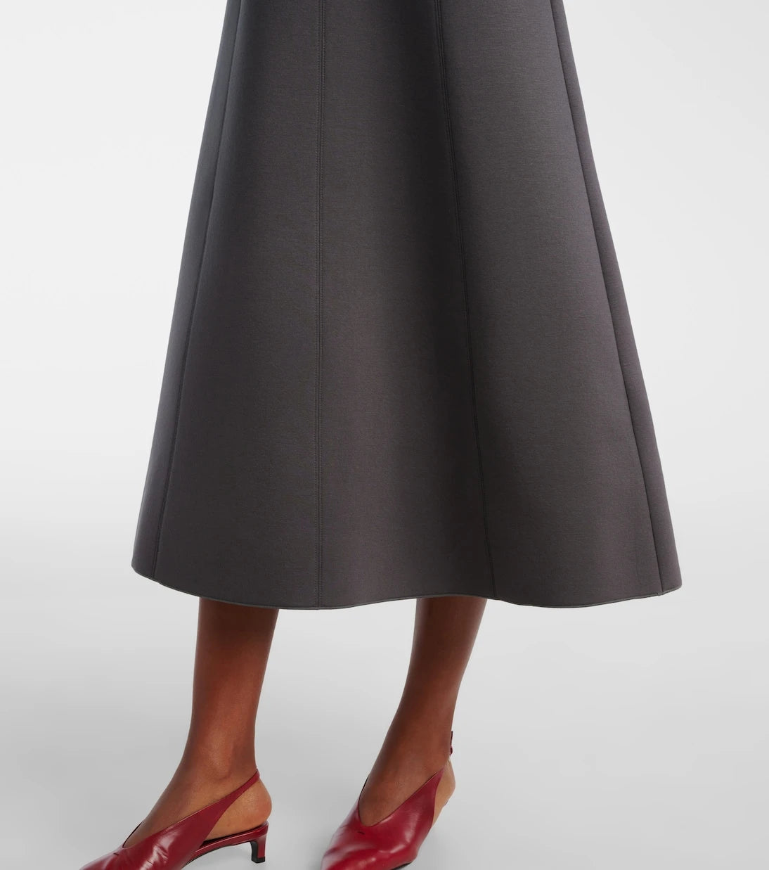 'S Max Mara - Brunate paneled midi skirt