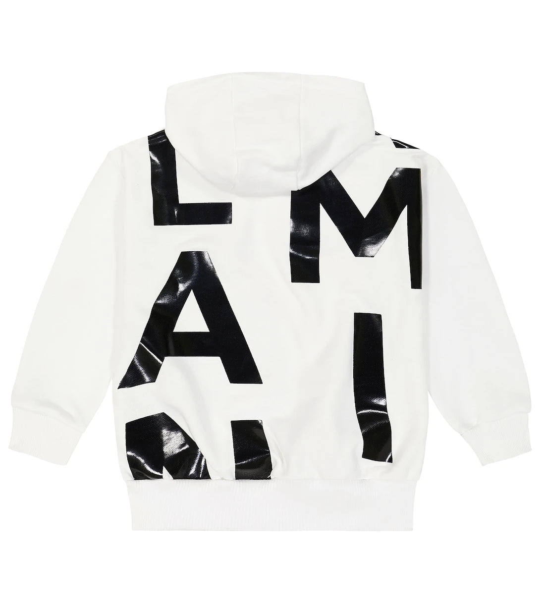 Balmain Kids - هودي جيرسيه قطني بشعار الماركة