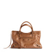 Balenciaga Brown Medium Leather Le City Top-Handle Bag