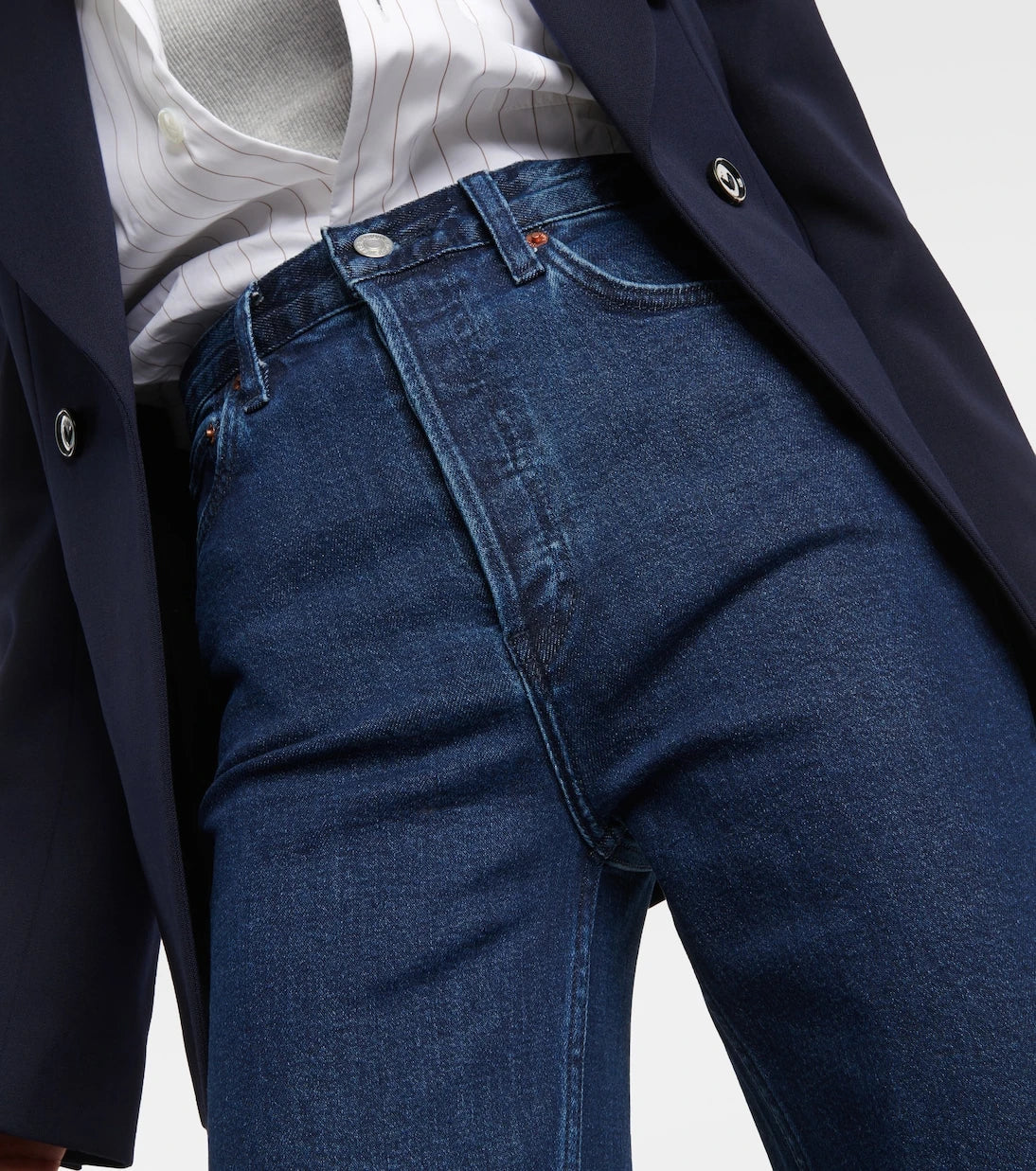 Re/Done - High-rise straight jeans