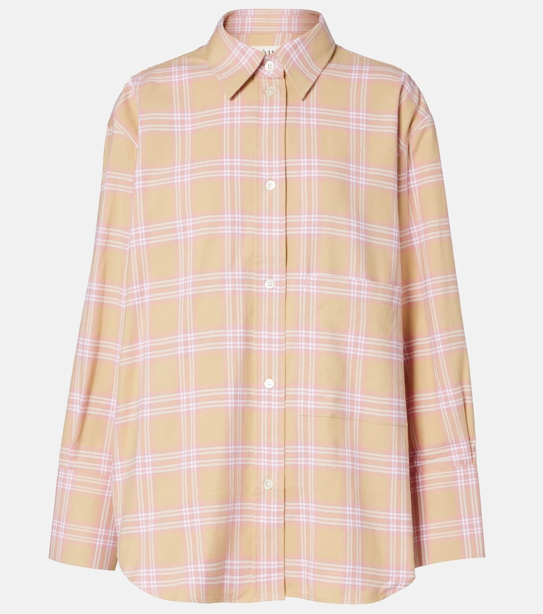 Róhe - Checked cotton flannel overshirt